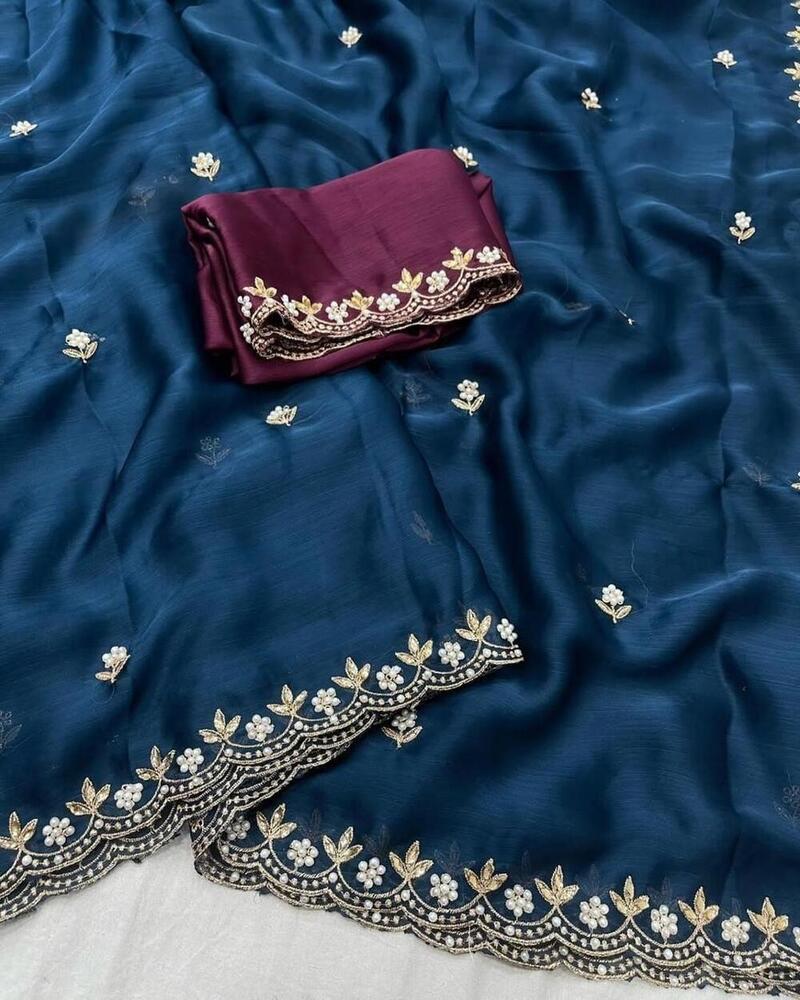 Heavy Soft Georgette Silk Saree