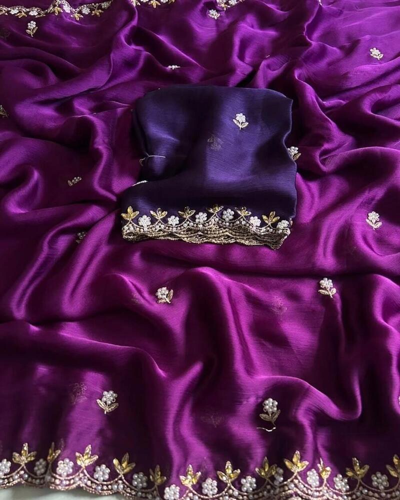 Heavy Soft Georgette Silk Saree