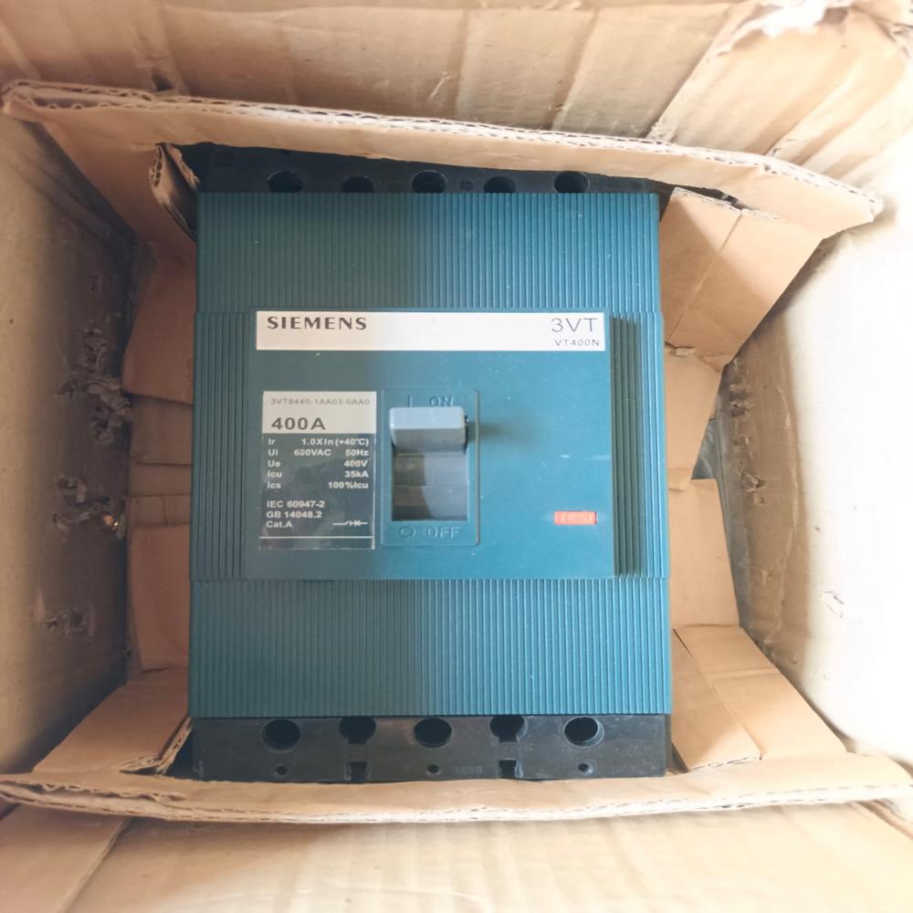 New Siemens 3vt Vt400n 400a Mccb Circuit Breaker 3vt8440-1aa03-0aa0 3wt9883-2aa38 - Frequency: 50/60 Hertz (Hz)
