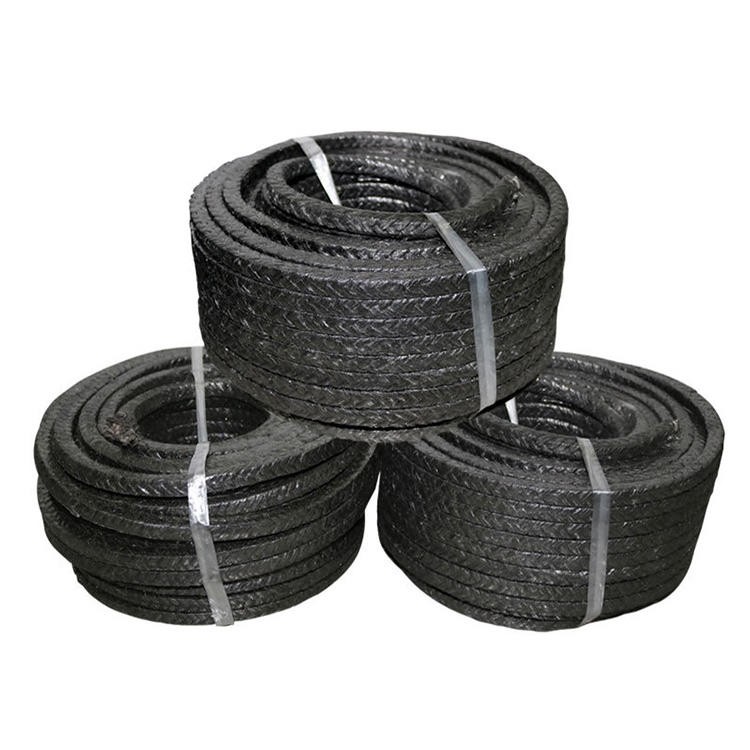 Asbestos Lubricated Graphite Packing - Color: Black