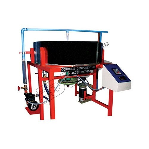 Coriollis Component Of Acceleration Apparatus - Stainless Steel, 300mm Length Rotating Arms | Variable Speed Pump, Clear Perspex Viewing Window, In-built Torque Dynamometer