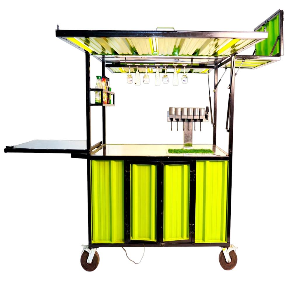 Mocktail Soda Cart - Color: Green