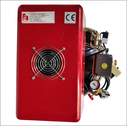 Oil Free Piston Compressor Model Hs-Ln-1 - Color: Red