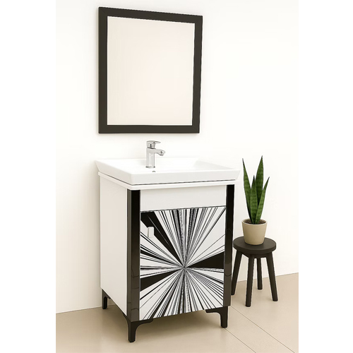 18 Inch Floor Vanity - Color: Multicolor