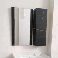 Hdhmr Wall Mounted Bathroom Cabinet Mirror - Color: Brown
