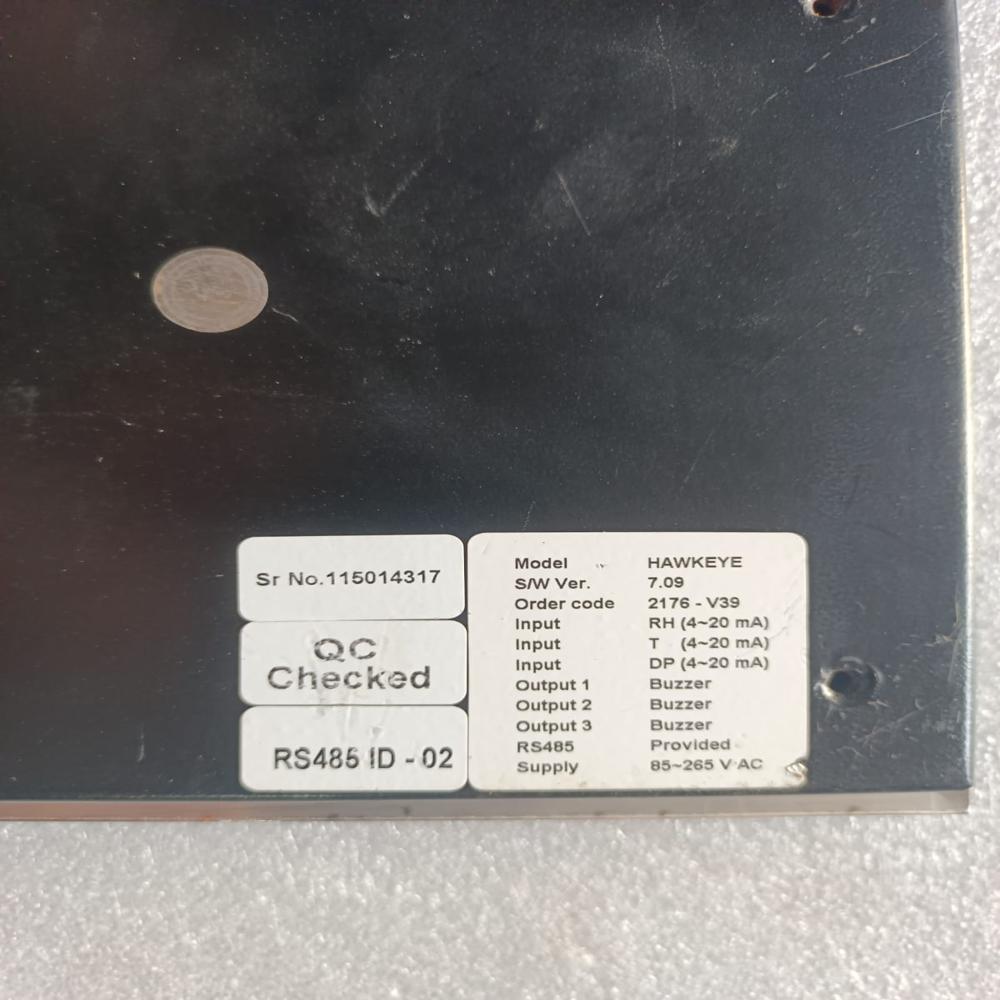 Used Hawkeye 2176-v39 Monitor - Frequency: 50/60 Hertz (Hz)