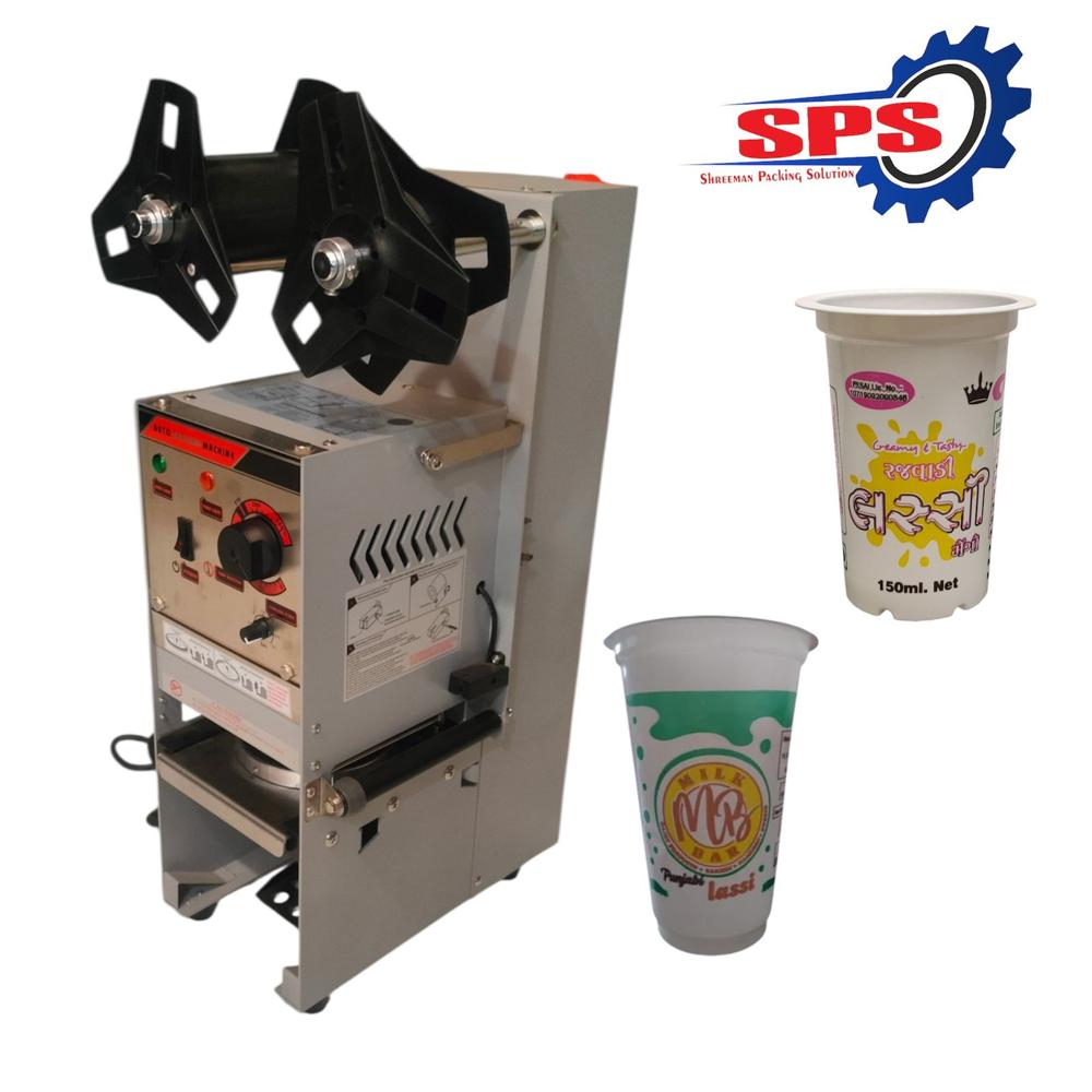 Automatic cup sealing machine