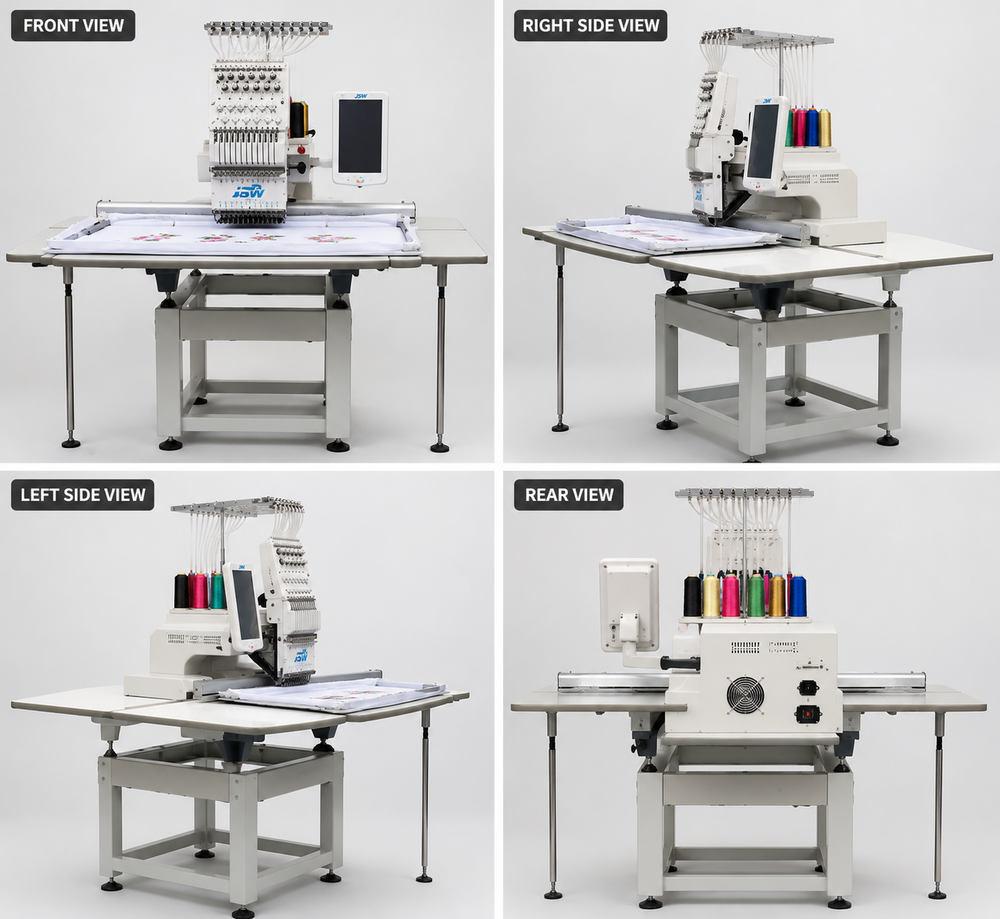 1900 Spm Swift Single Head Embroidery Machine - Brand Name: Hsw