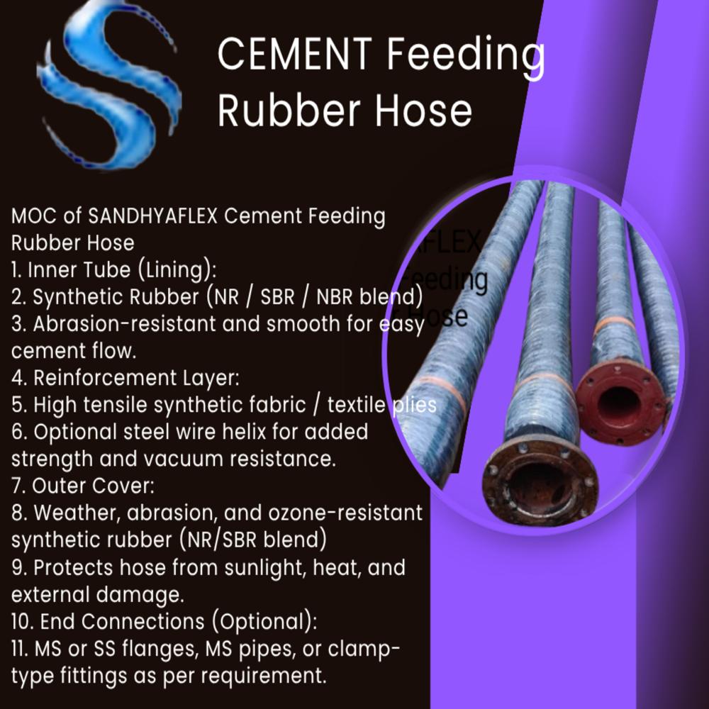 Cement Feeding Rubber Hose