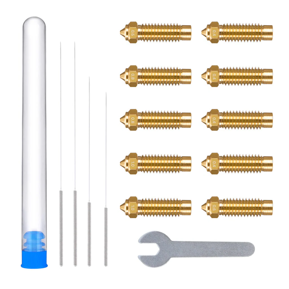 Multi Size Brass Nozzle Kit for Neptune 4 Plus  4 Max  High Performance Nozzles for High Speed Printing
