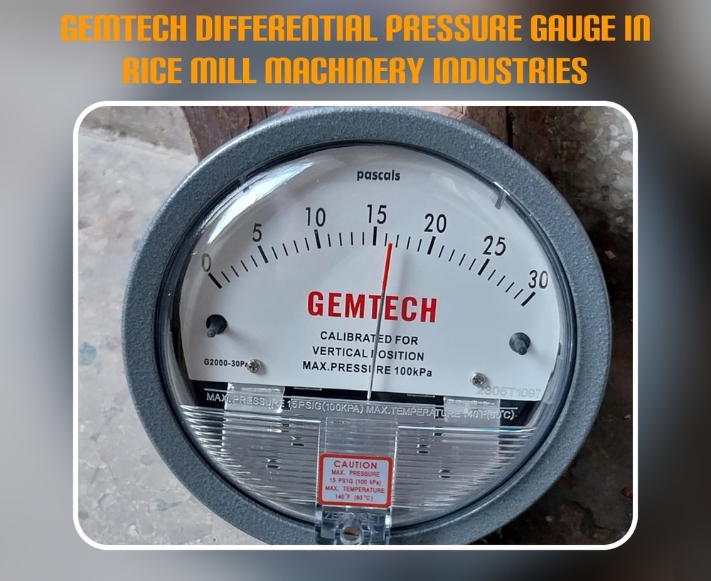 GEMTECH Differential Pressure Gauge Distributor For Bhagalpur Bihar