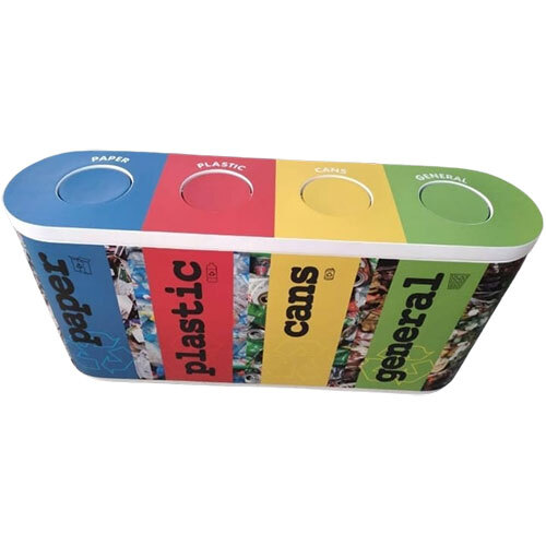 Frp 4 In 1 Dustbin - Application: Hotel