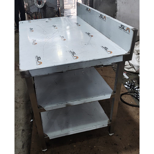 Two Under Shelf Working Table - Artwork: Machine Made