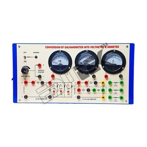 CONVERSION OF GALVANOMETERS INTO VOLTMETERS & AMMETERS WITH  BAKELITE PANEL & ROUND METERS