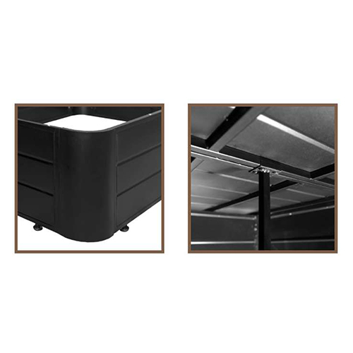 7204 Emboss Strip Metal Bed