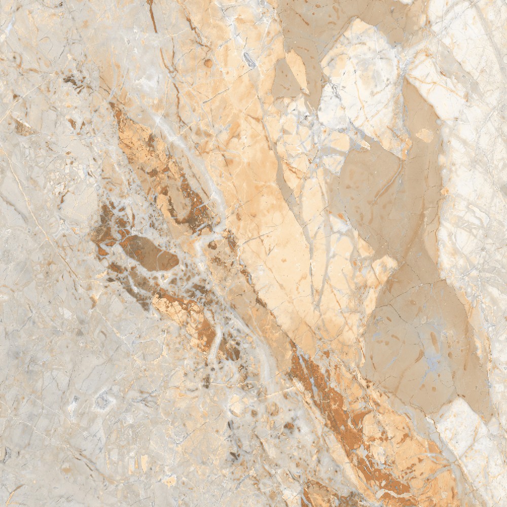 MARBO NATURAL Glossy porcelain floor tiles in 60x60cm with elegant design