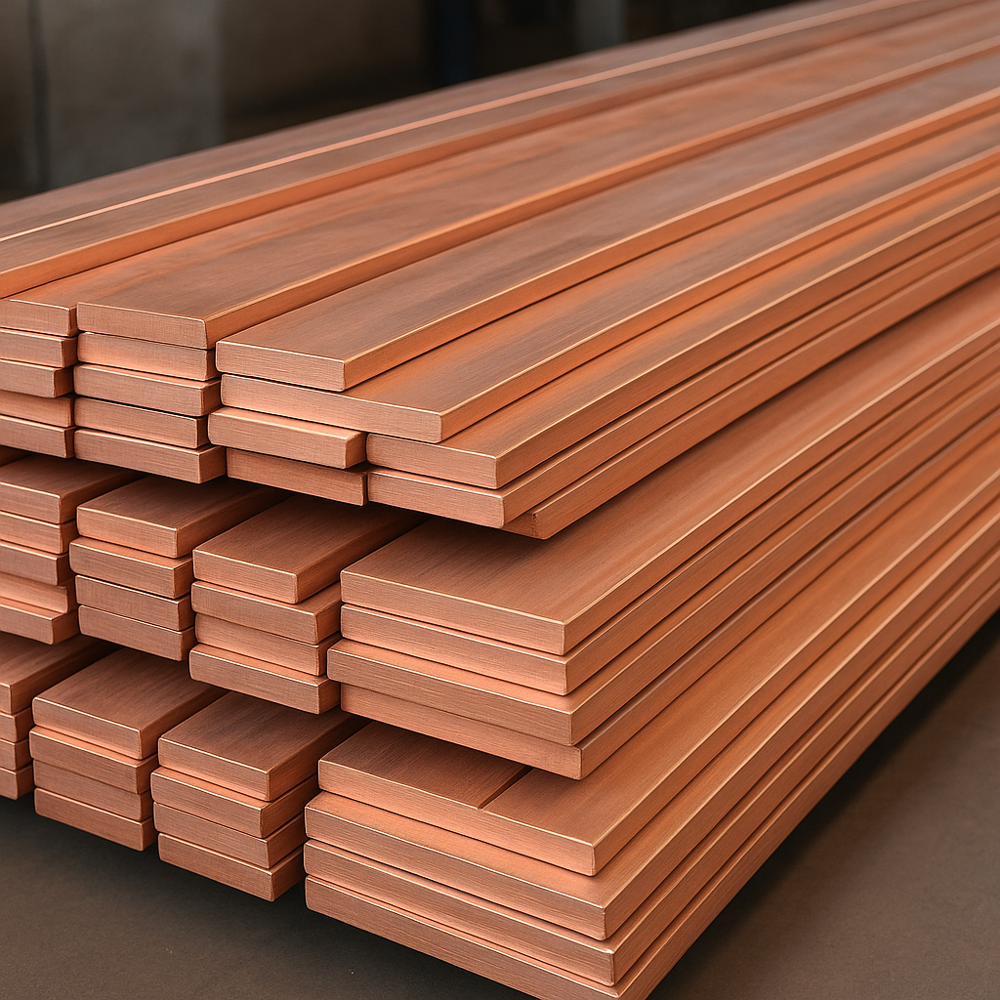 Industrial Copper Busbar 160x10 mm