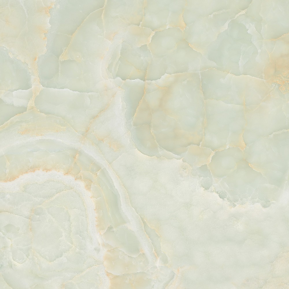 Onyx Sky Green Premium Glazed Vitrified Tiles In 60x60 Cm Format - Grade: Aaa