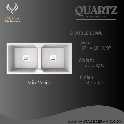 Double Bowl Quartz Sink Manufacturer