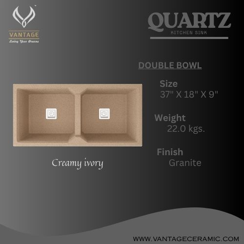 Double Bowl Quartz Sink Manufacturer