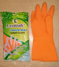 Industrial Use Rubber Hand Gloves Laxmi Safe