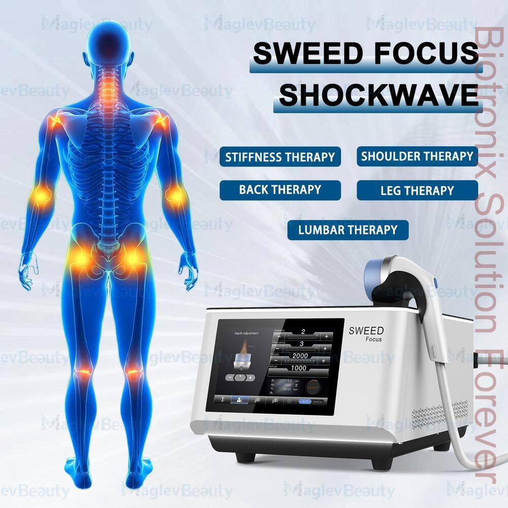 Professional Focused Shockwave Therapy Device for Physiotherapy and Rehabilitation