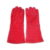 Industrial Leather Gloves (Red Winter)