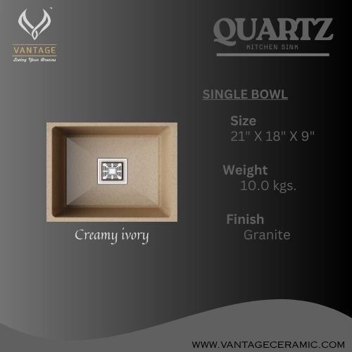 Vantage Ceramic Quartz Sink