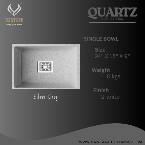 Vantage Ceramic Quartz Sink