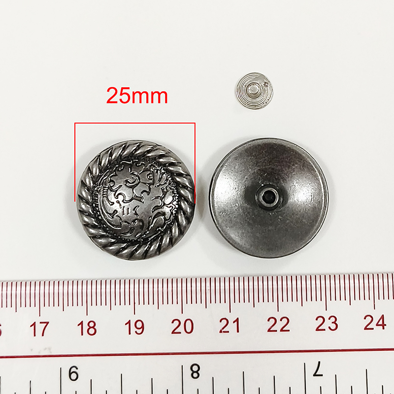 Modern Western Style 3d Round Flower Shaped Screwback Rivet Heart Shaped With Artificial Turquoise Interspersed Rivet For Belt Hat Bags Decoration