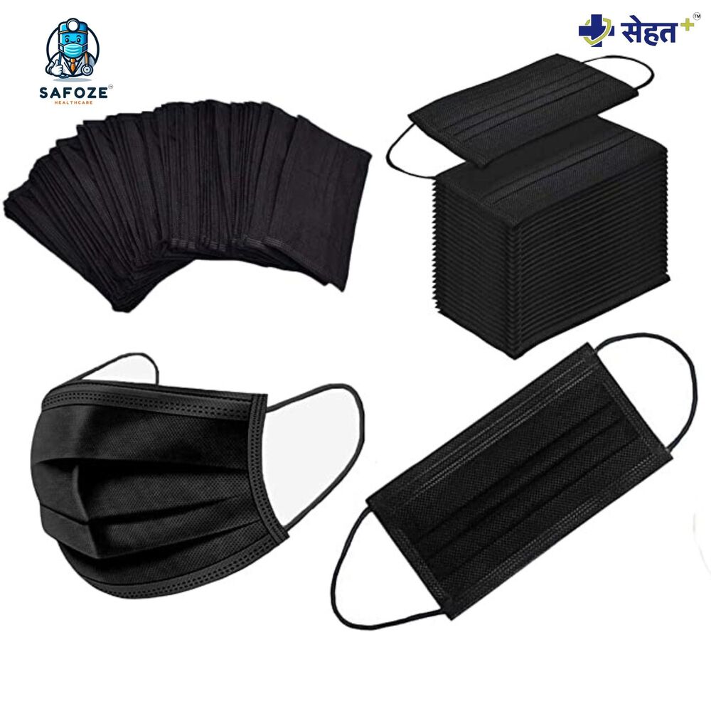 Black 3Ply Mask