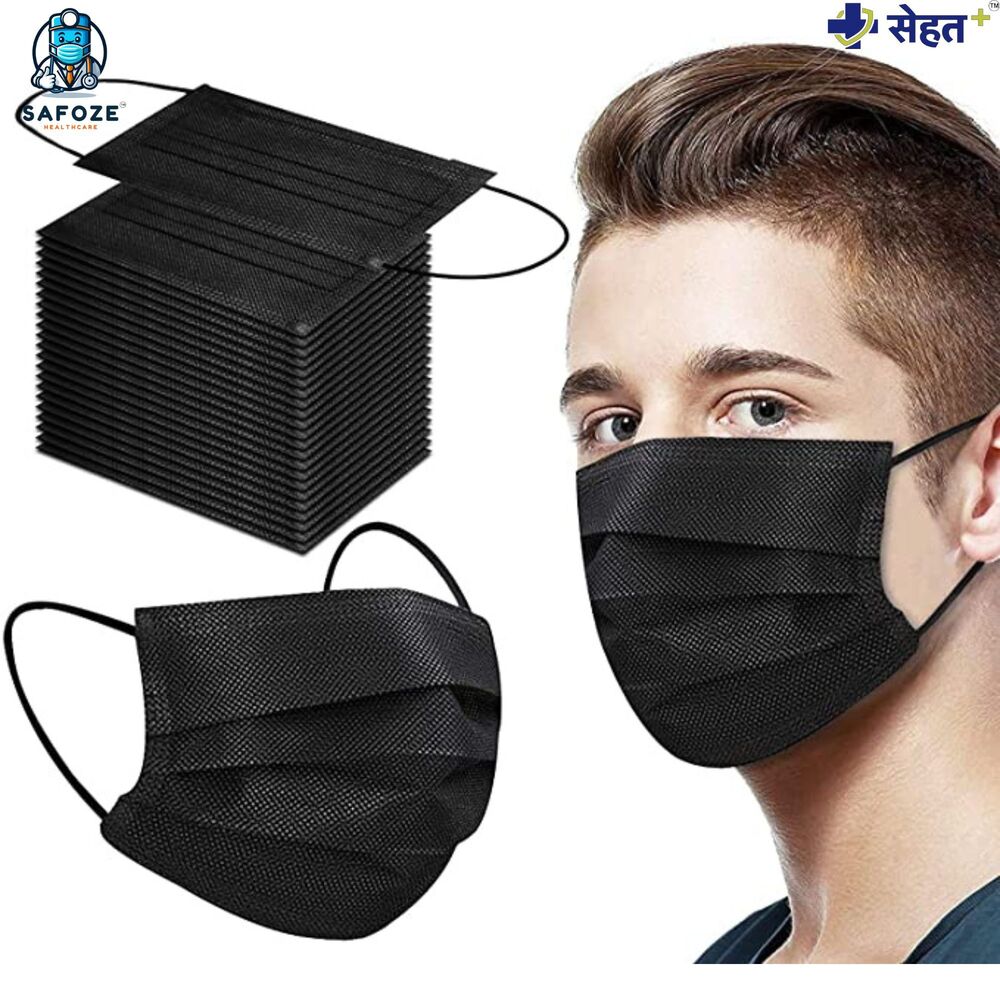 Black 3Ply Mask