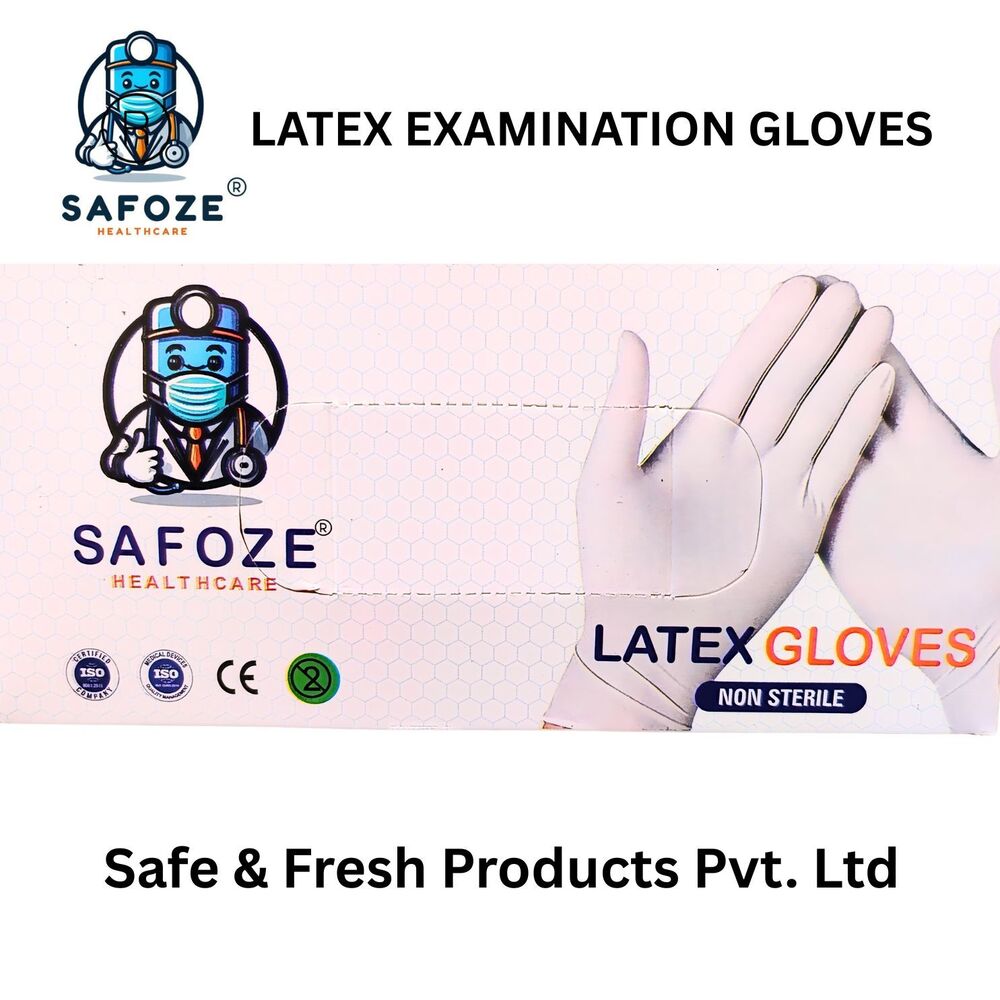 Safoze Box LATEX EXAMINATION GLOVES