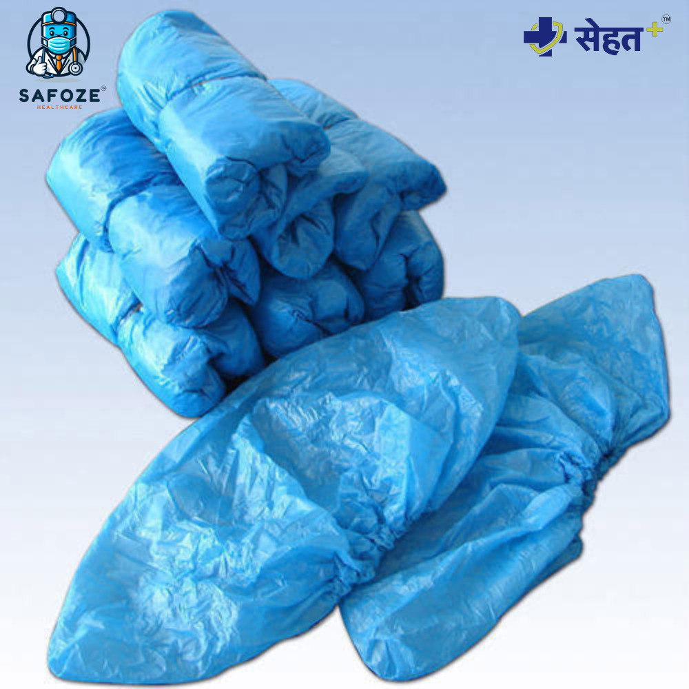 Disposable Shoe Cover Ld Poly - Color: Blue