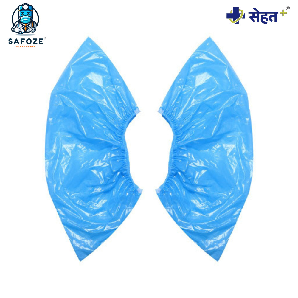 Disposable Shoe Cover Ld Poly - Color: Blue