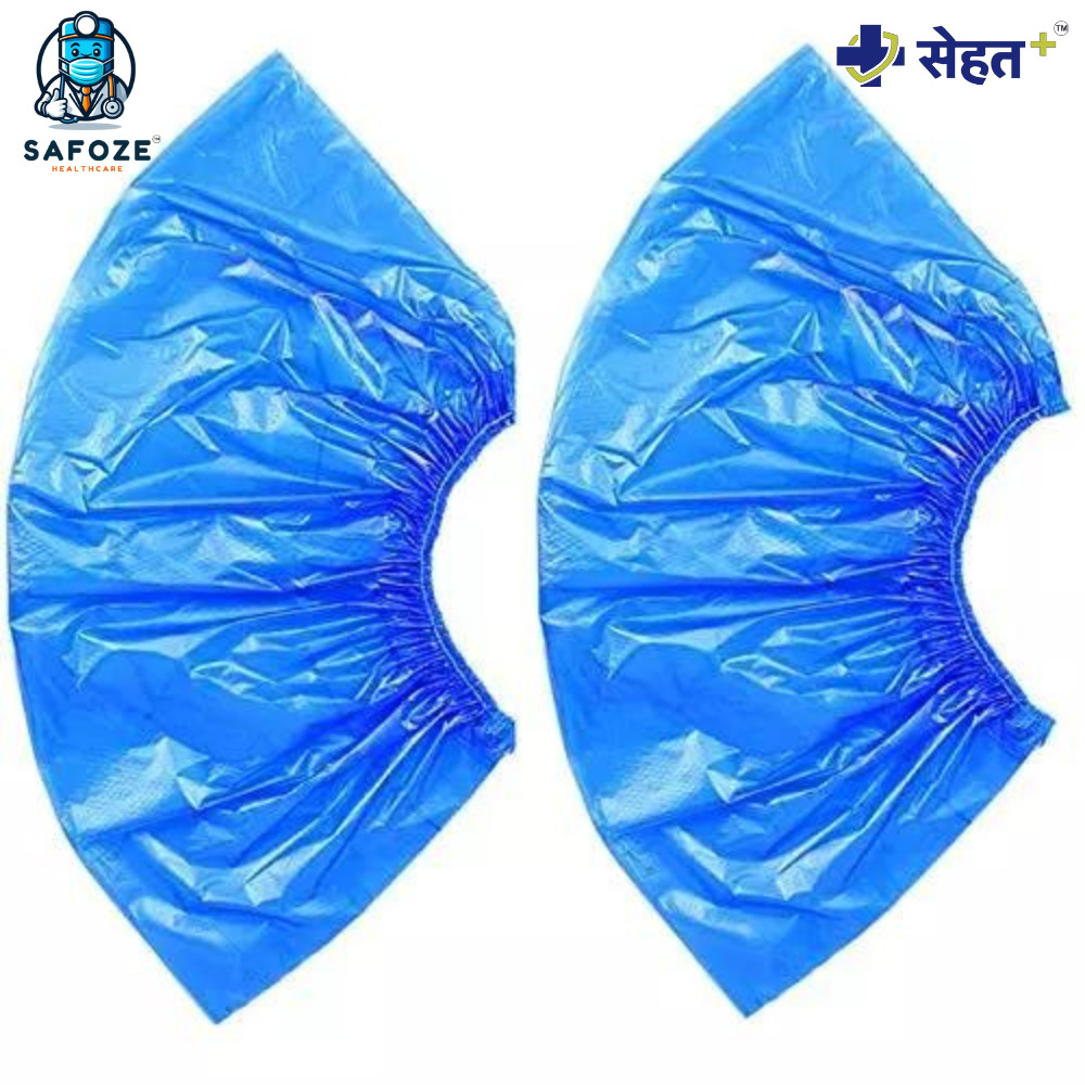 Disposable Shoe Cover Ld Poly - Color: Blue