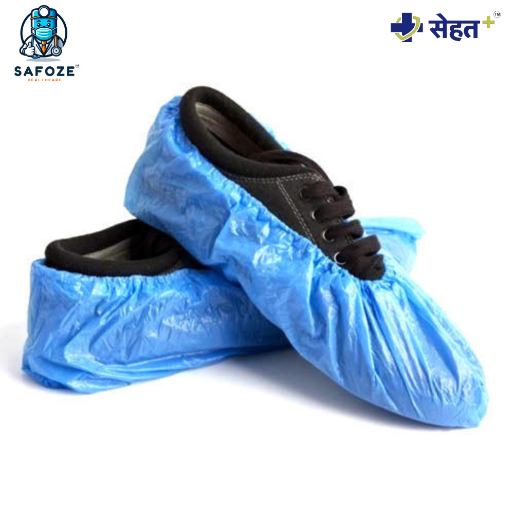 Disposable Shoe Cover Ld Poly - Color: Blue