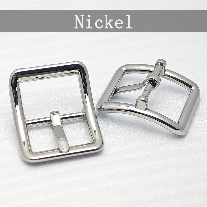 Top Quality 21/22mm Inner Width Zinc Alloy Adjustable Buckle Shiny Silver Gold Metal Pin Buckles for Handbag Webbing Straps