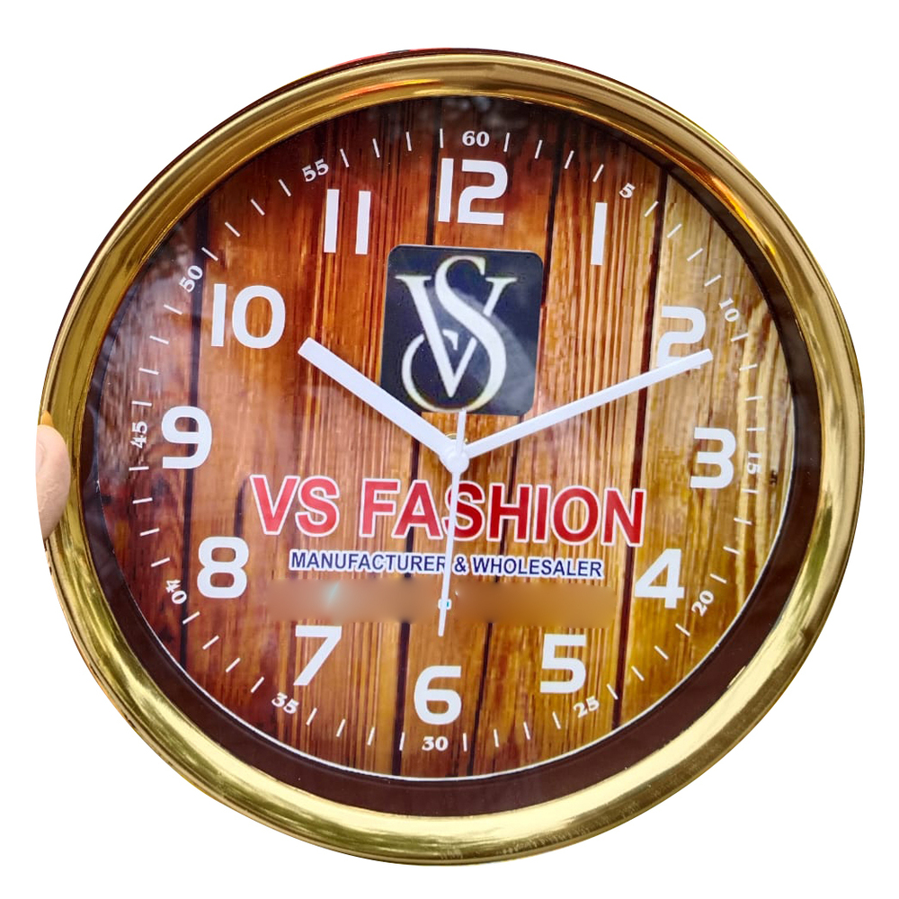 Customize Wall Clock - Material: Plastic