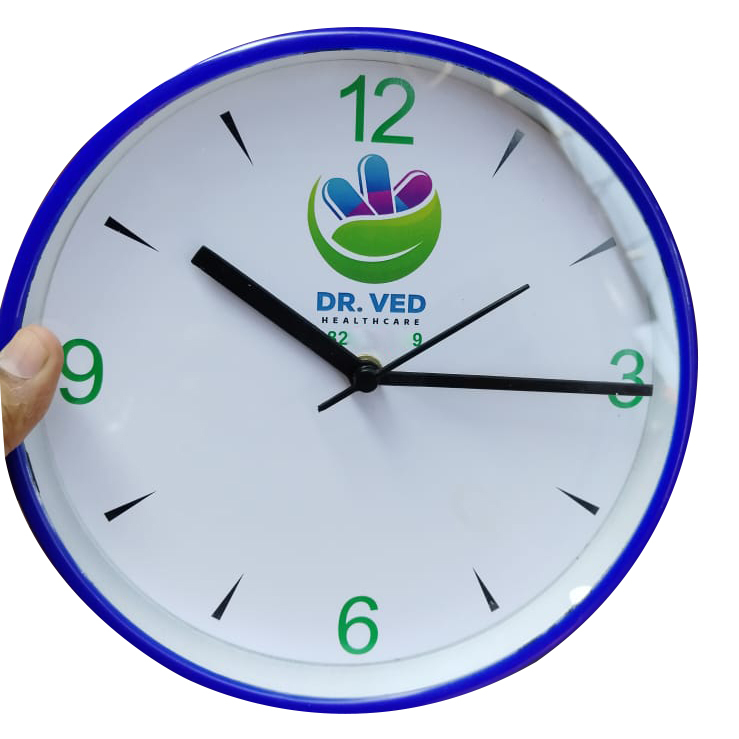 Printed Wall Clock - Color: Multicolor