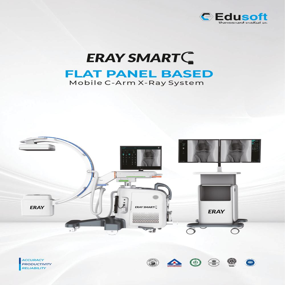 Flat Panel Based Mobile C-arm X-ray System - Color Code: White
