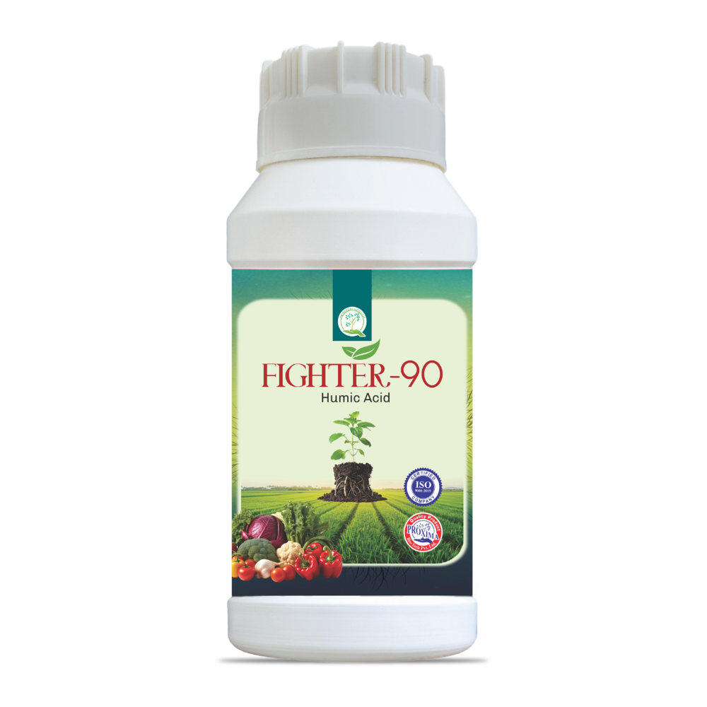Fighter-90 - Agriculture Grade Humic & Fulvic Acid Powder | 98% Purity, 100% Solubility, Enhances Water Holding Capacity And Root Growth