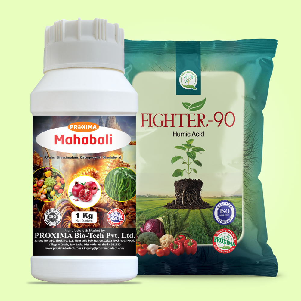 Fighter-90 - Agriculture Grade Humic & Fulvic Acid Powder | 98% Purity, 100% Solubility, Enhances Water Holding Capacity And Root Growth