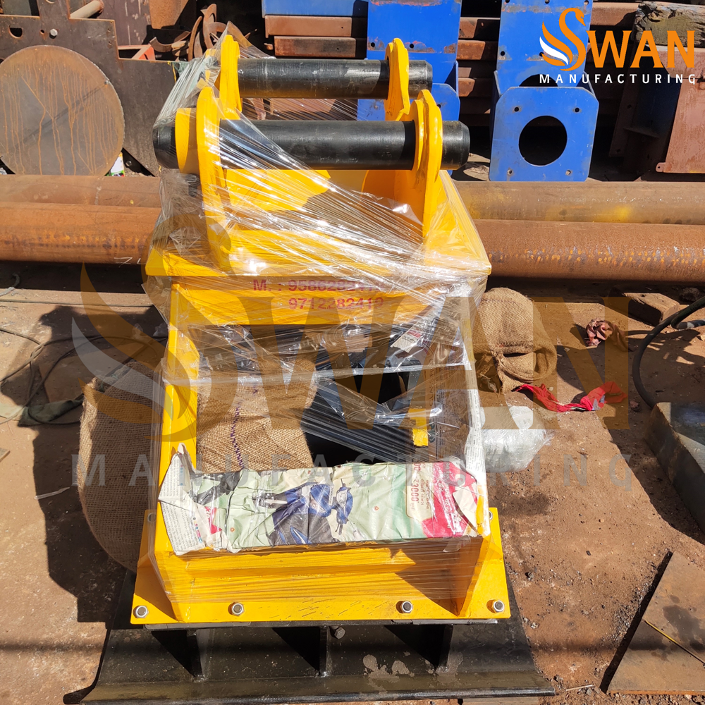 Mild Steel Plate Compactor - Color: Yellow