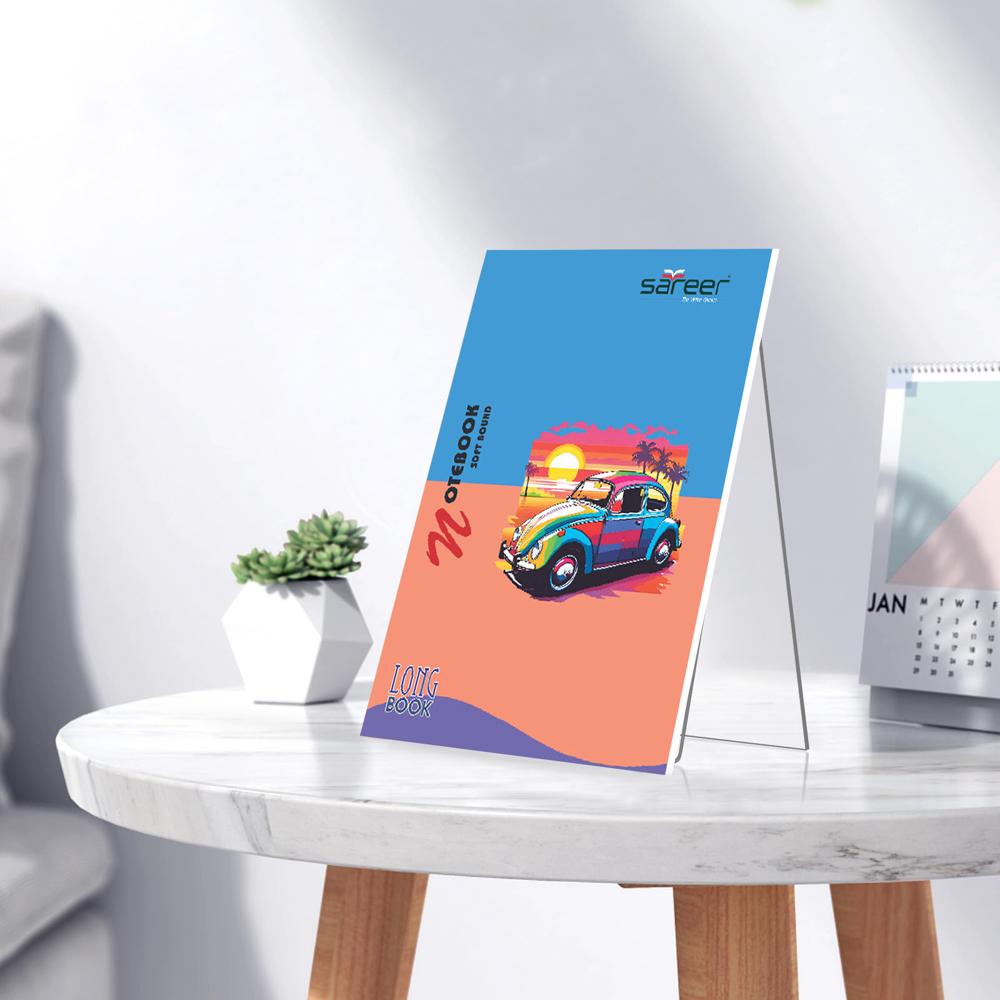 76 Page Single Line Note Book - Binding: Stapler