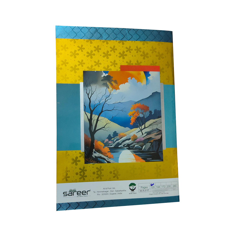 144 Pages Long Exercise Book - Binding: Perfect