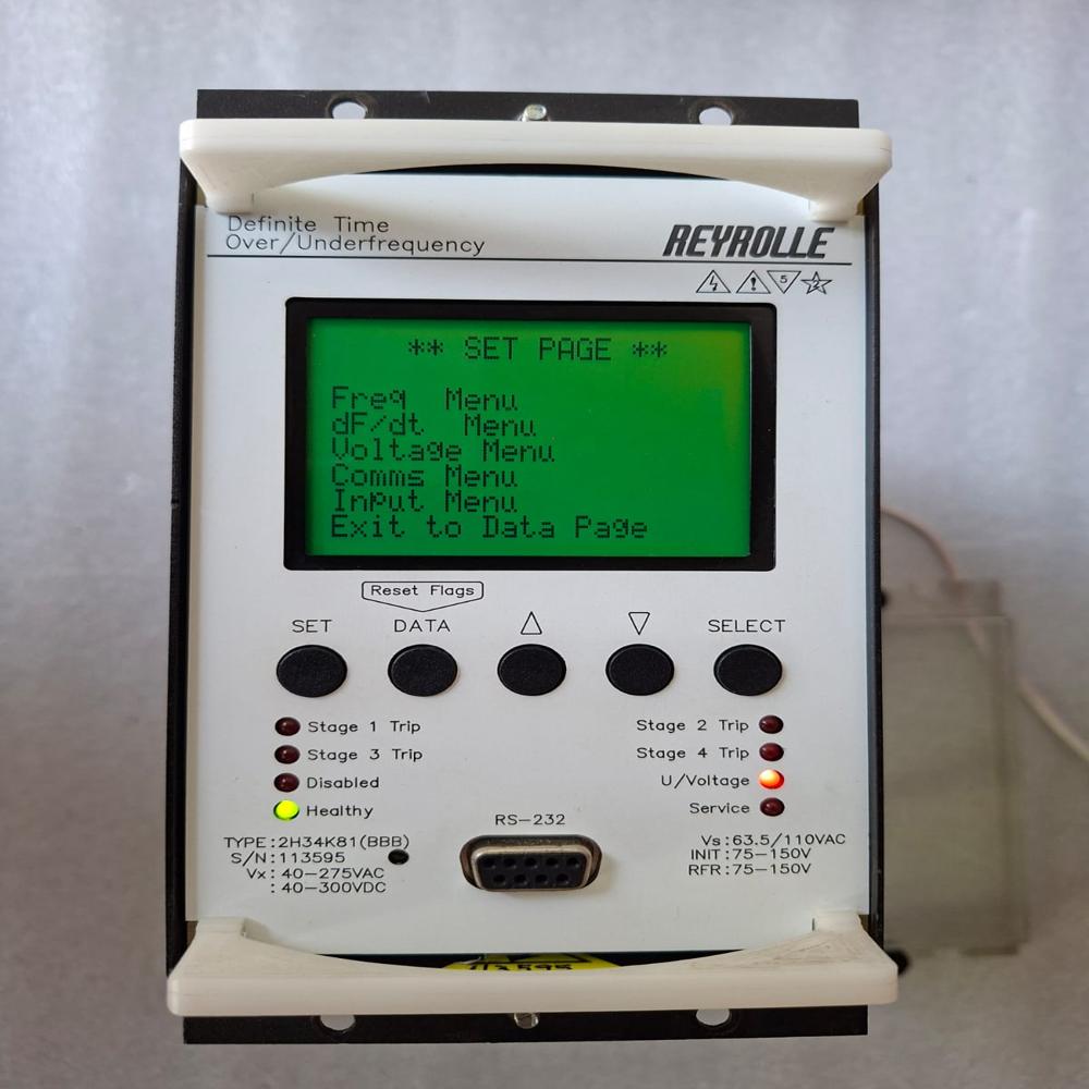Used Reyrolle Type 2H34K81 Bbb Numerical Relay Reyrolle Type2H34K81 220V Ac - Frequency: 50/60 Hertz (Hz)
