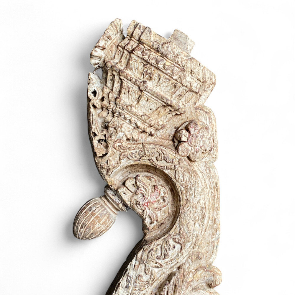 vintage wooden decorative bracket