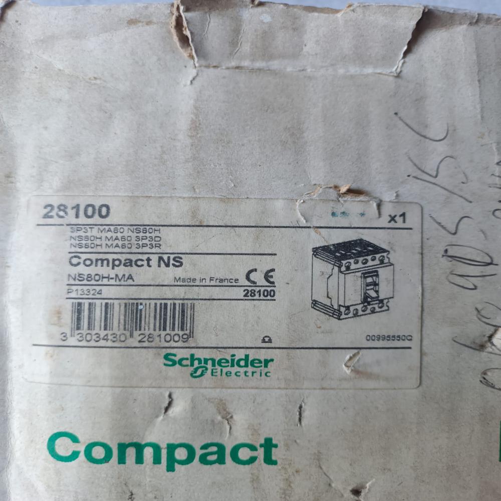 Schneider Compact Ns80 H-ma 80 A Mccb Circuit Breaker - Frequency: 50/60 Hertz (Hz)