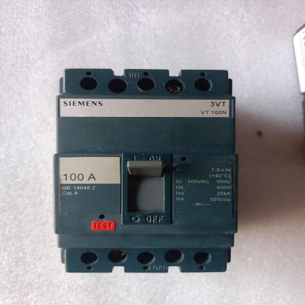 NEW SIEMENS 3VT VT100N 100AMP MCCB 3WT9883-4AA38 100A MCCB